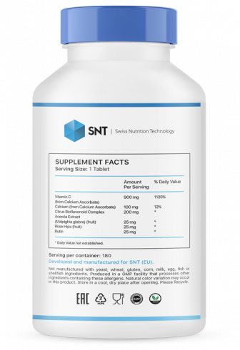 SNT Ester-C Plus, 180 таблеток