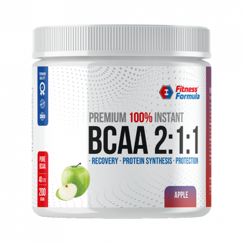 Fitness Formula 100% Instant BCAA 2:1:1 Premium, 100% Инстант БЦАА 2:1:1 Премиум, 200 грамм