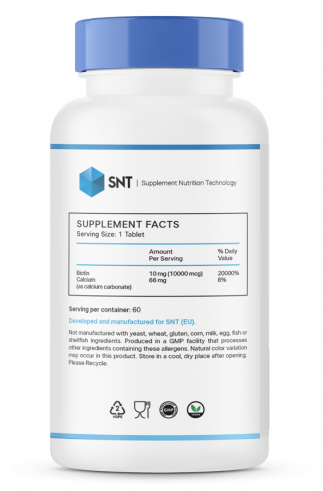 SNT Biotin, 60 таблеток
