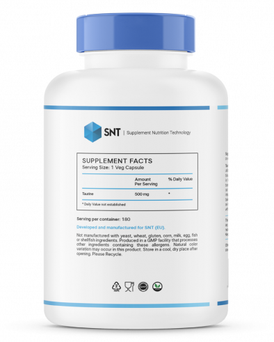 SNT Taurine, 180 капсул