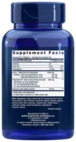 Life Extension Super Omega-3, 120 капсул