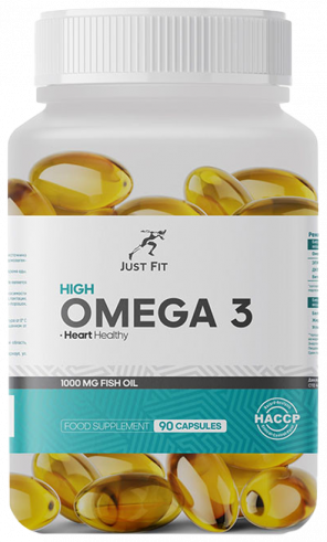 Just Fit High Omega-3, 90 капсул