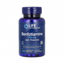 Life Extension Benfo Tiamine with Thiamine, Бенфо с тиамином, 120 капсул