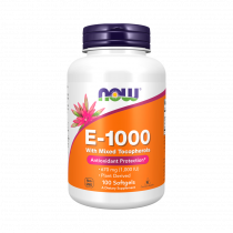NOW Vitamin E-1000 Mixed Tocopherols, 100 капсул