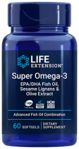 Life Extension Super Omega-3, 60 капсул
